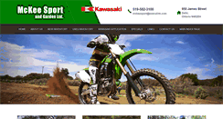 Desktop Screenshot of mckeekawasaki.ca